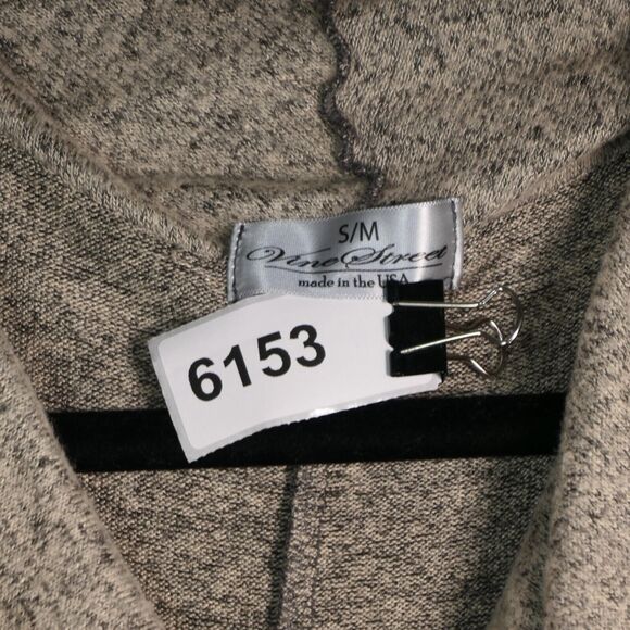 Vine Street Tunic Sweater Womens Medium Gray Cowl Neck Cozy Clean Girl Neutral - Picture 9 of 9